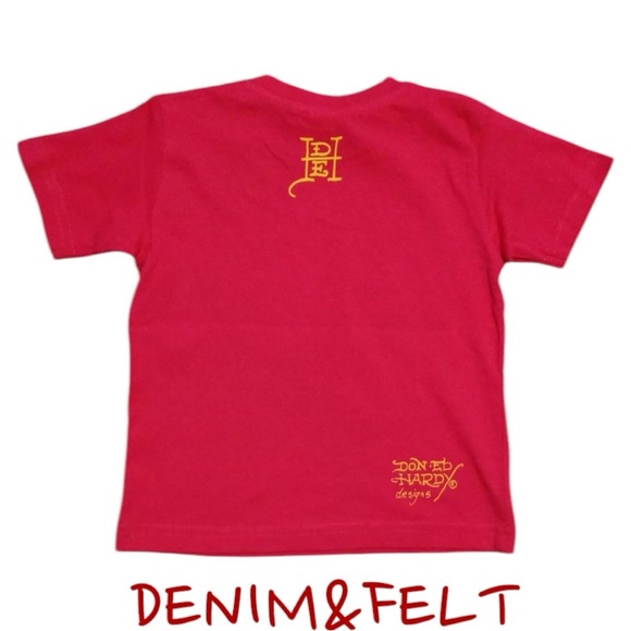 Ed Hardy Baby Girl's Pink Butterfly Graphic T-Shirt/Tee | NEW/NWT!! 🦋 - Picture 2 of 6